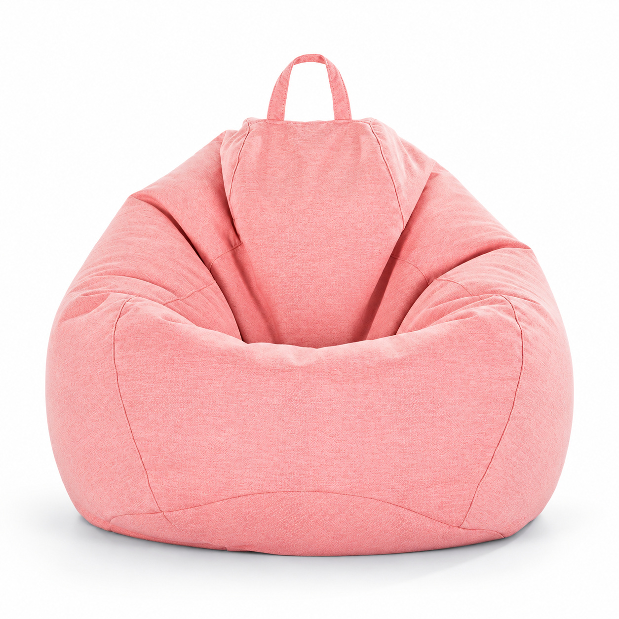 Pink extra-large bean bag sofa