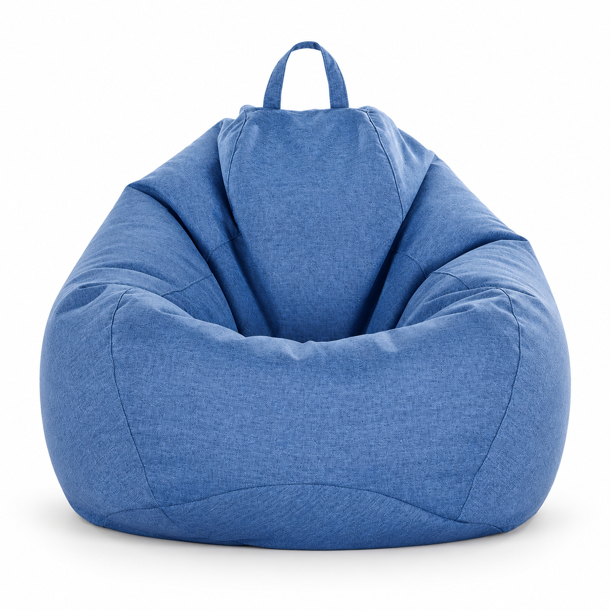 Dark Blue extra-large bean bag sofa
